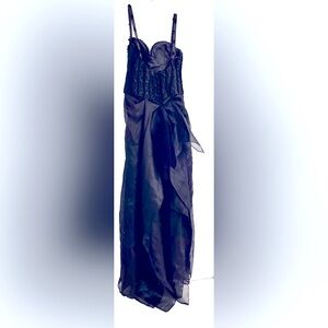 Pamela Dennis Sequin Embellished Evening Gown